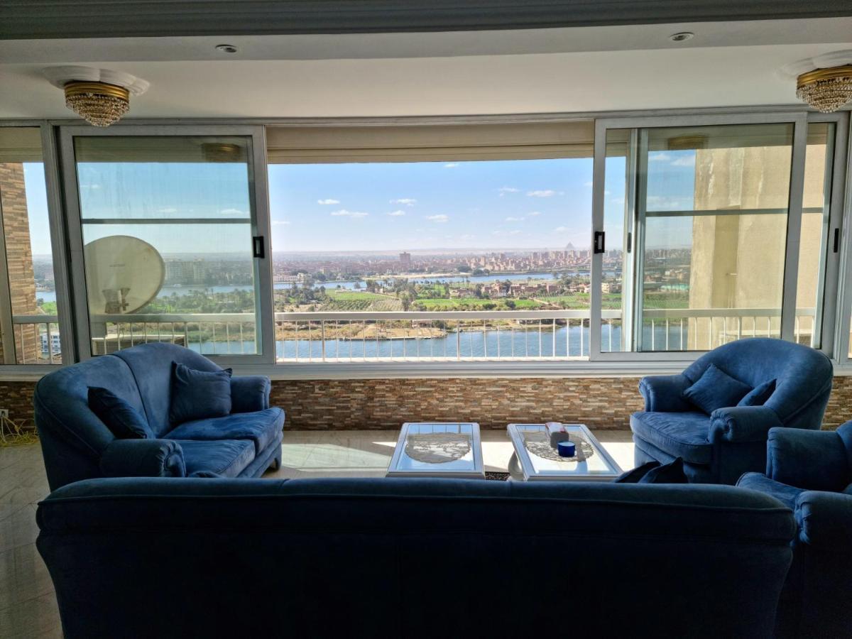 Amazing Nile View And Pyramids Apartment Kairo Exterior foto